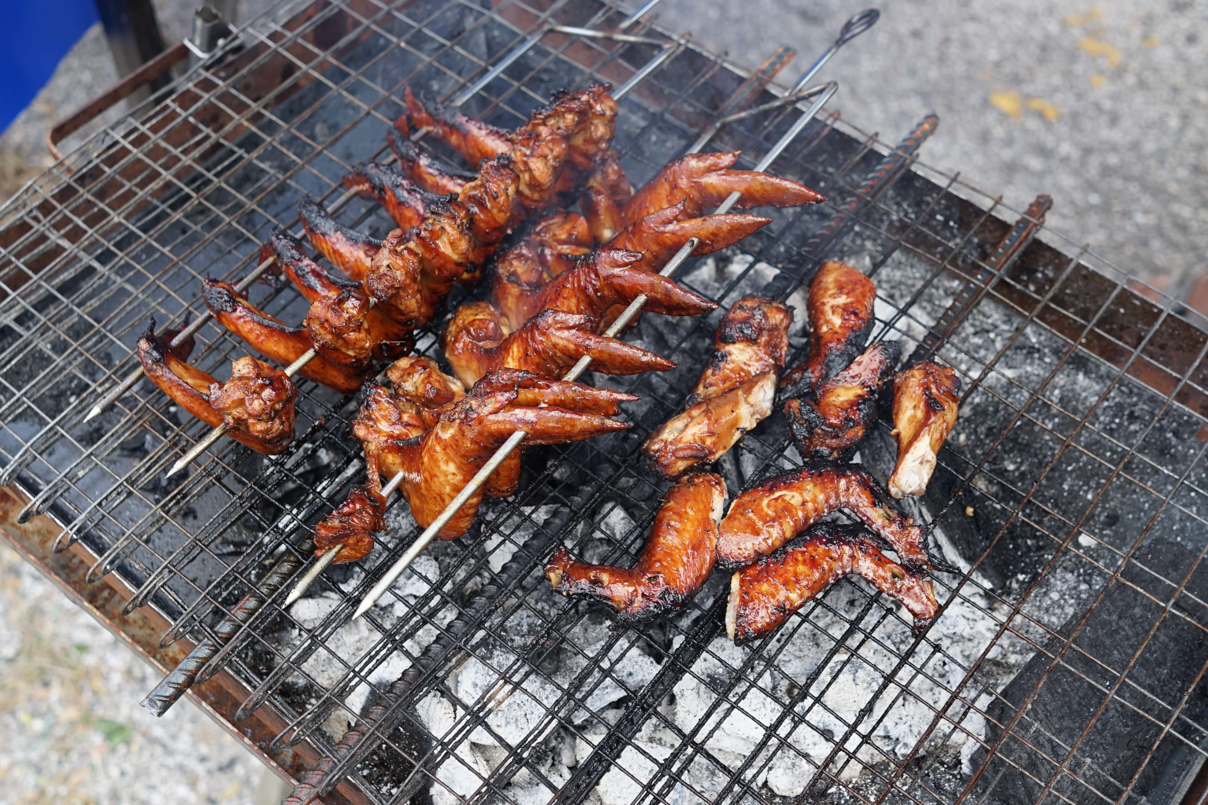 Barbeque chicken wings