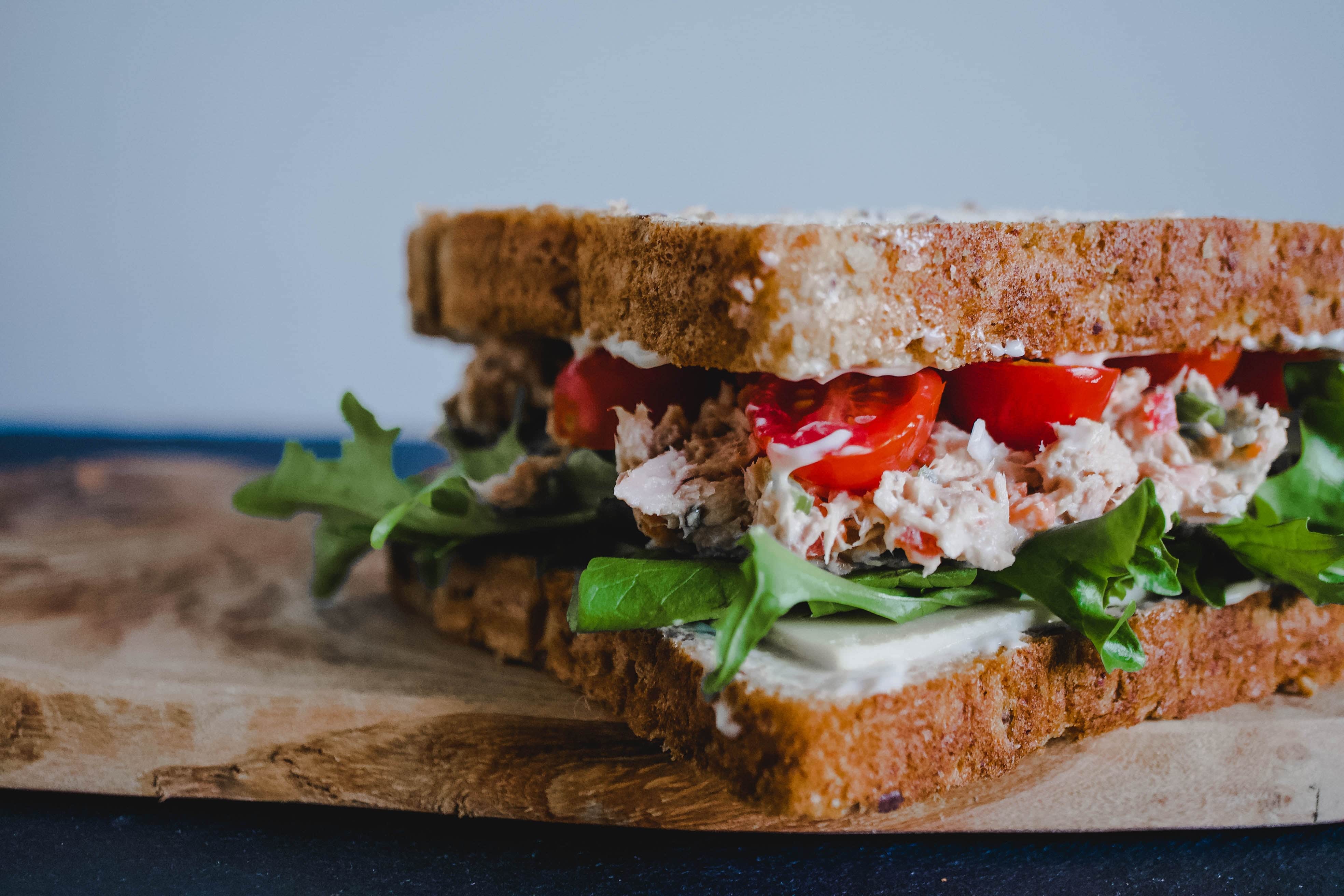 A traditional looking sandwhich