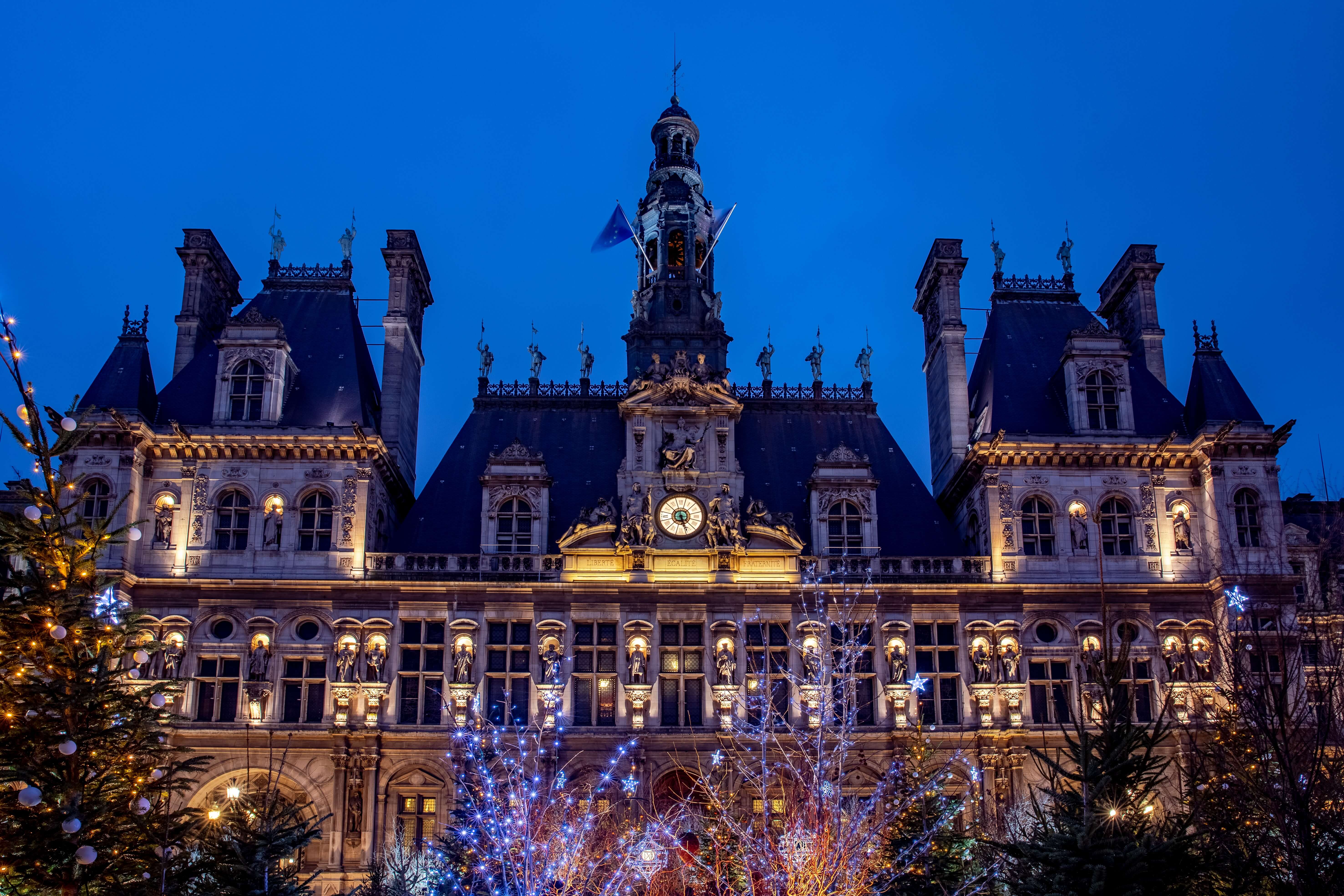 Nightview of a majestic hotel